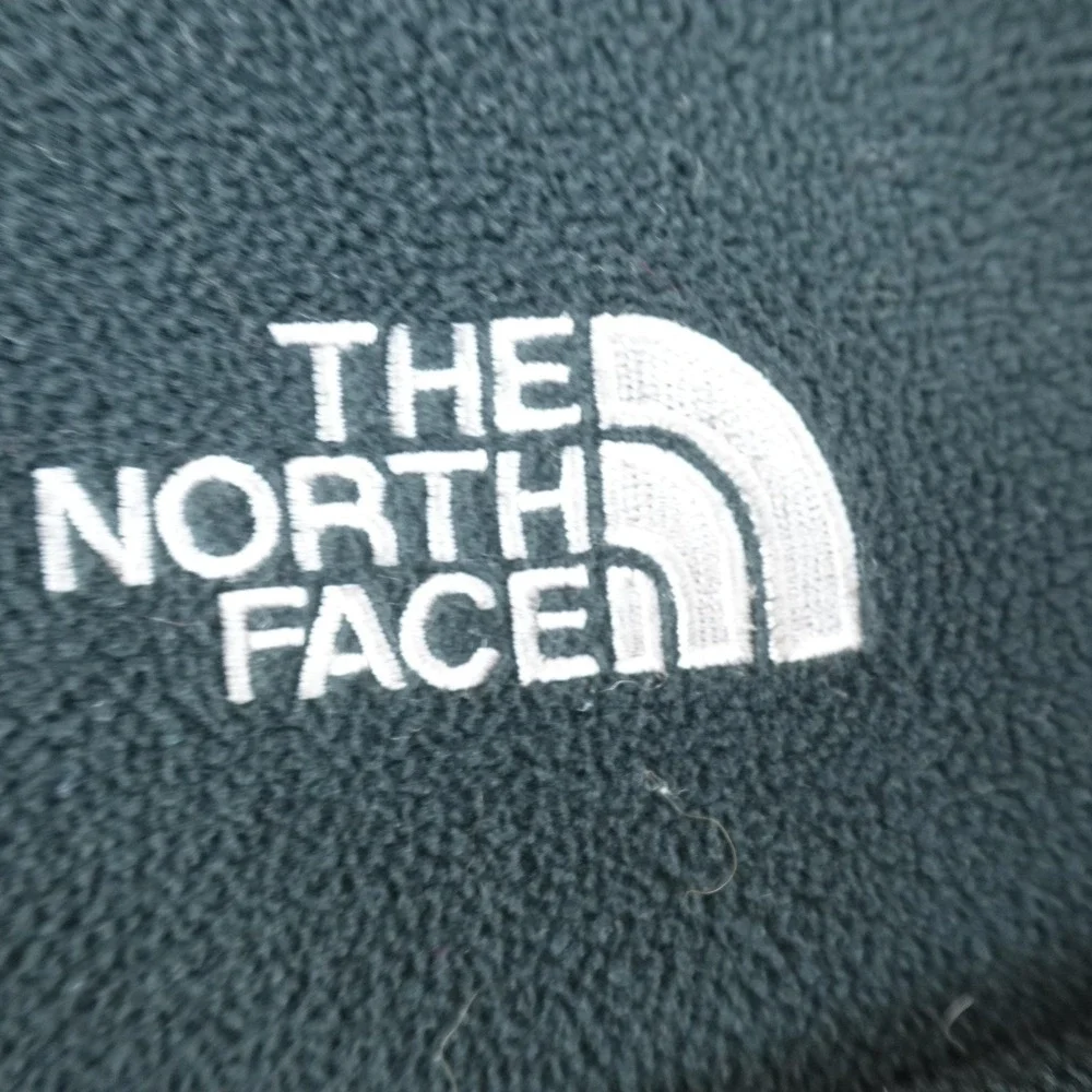 North Face Jacket Mens M Black Windwall Full Zip Waffle Grid Fleece‎ Coat Hiking